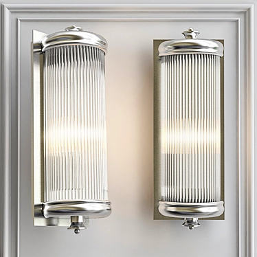 Glorious S Nickel Wall Lamp 3D model image 1 