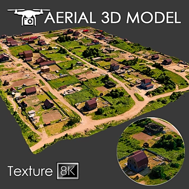 Aerial Scan 3D Terrain Model 3D model image 1 