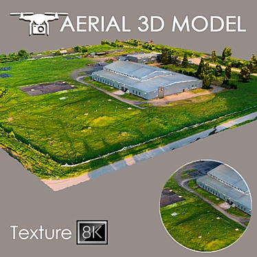 Aerial Landscape Scan for Visualizing Blueprints 3D model image 1 