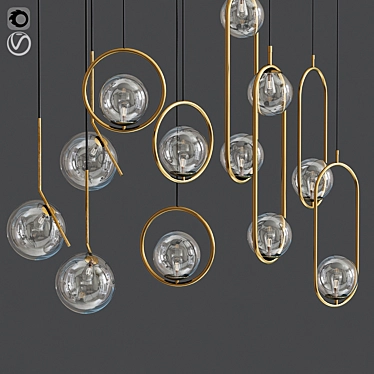 34-Piece Light Set: 3dsmax with Obj Format (Vray & Corona Compatible) 3D model image 1 