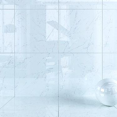 Carrara Pure Wall Tiles-Set 3, Atlas Marvel Stone 3D model image 1 