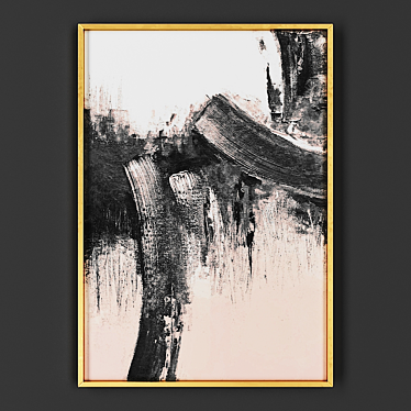 Elegant Framed Artwork 3D model image 1 