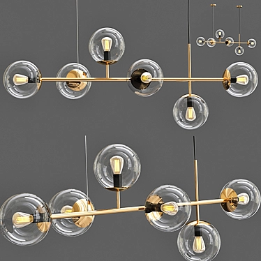 Bolia Orb Pendant: Modern Chandelier 3D model image 1 