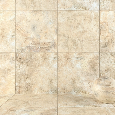 AIX Blanc 3K Wall and Floor Tiles 3D model image 1 