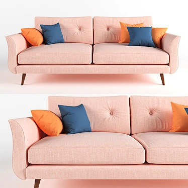 Triple Sofa Pink