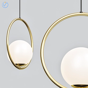 Pentand Circle Lamp by B.LUX 3D model image 1 