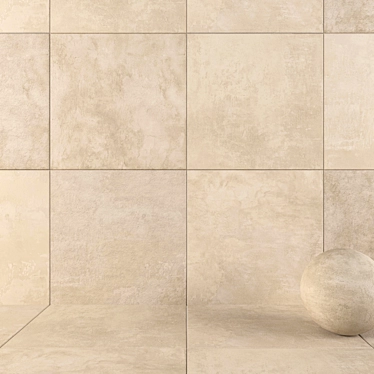 ATLAS RAW SAND Wall Tiles - 3K HD Multi-Texture 3D model image 1 