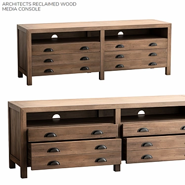 Pottery barn ARCHITECTS RECLAIMED WOOD MEDIA CONSOLE