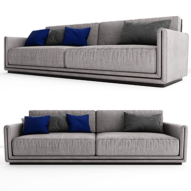 Sesto Senso Fabric Sofa 3D model image 1 