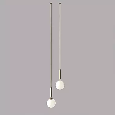 Minimalist Pendant Lamp, 150mm 3D model image 1 