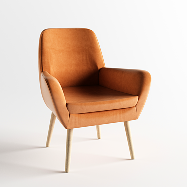 ErgoFlex Chair: Ultimate Comfort & Style 3D model image 1 