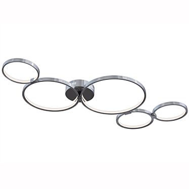 Olympia MOD448-55-N Ceiling Lamp: Stylish Nickel Finish 3D model image 1 