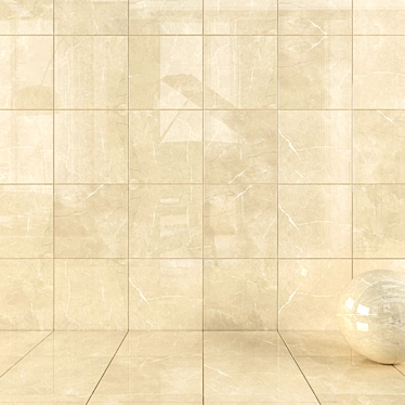 Multi-Texture Wall Tiles: Arcadia Charm 3D model image 1 