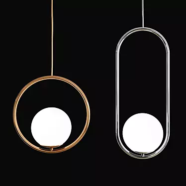 Moonlight Pendant Lights 3D model image 1 