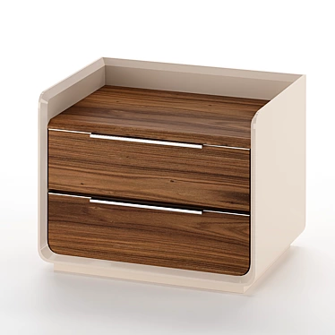 Sleek Modern Side Table 3D model image 1 