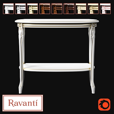 Ravanti Flower Stand - Elegant and Versatile 3D model image 1 