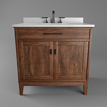 Avanity Madison 36" Single Vanity: Elegant and Functional 3D model image 1 