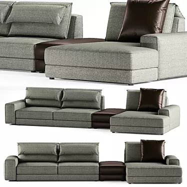 Game Sofa: Stylish and Modern 3D model image 1 