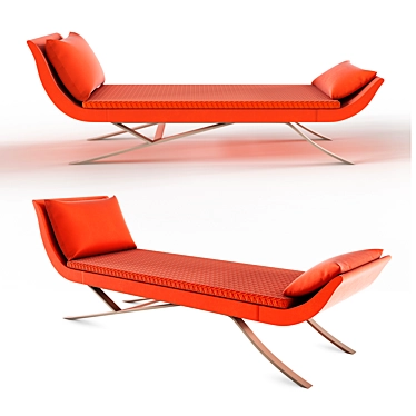 Eleganza Chaise Longue 3D model image 1 