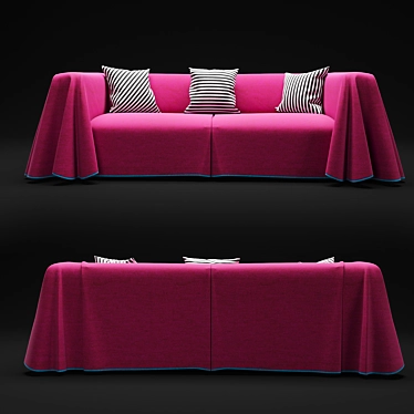 Modern & Stylish Cape Sofa 3D model image 1 