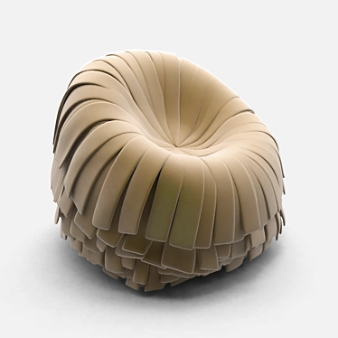 Comfy Lounge Chair 3D model image 1 