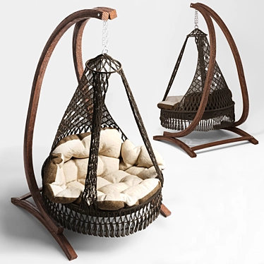 Stylish Swing Chair: Cartagena 3D model image 1 