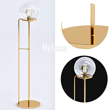 Melissa Floor: Elegant Lamp with Versatile Design 3D model image 1 