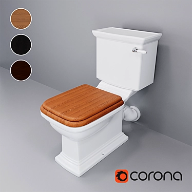 Imperial Redcliffe Close-Coupled Toilet 3D model image 1 