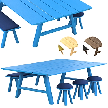 Picnic Zenith: Ultimate Outdoor Set 3D model image 1 