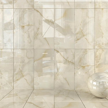 KALE Royal Marble Onyx Wall Tiles 3D model image 1 