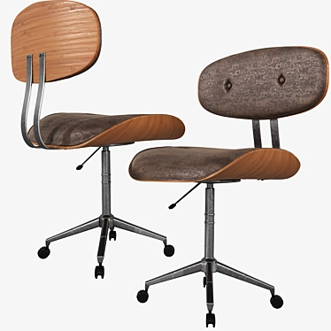 Elegant Hayneedle Chair, Dimensions: W51.8 D52.2 H83.2 3D model image 1 