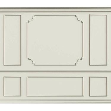 Elegant Wall Moulding for Seamless Spaces 3D model image 1 