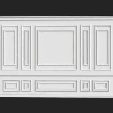 3D Wall Moulding Kit 3D model image 1 