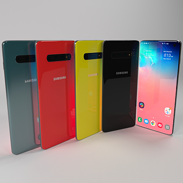 Premium Samsung Galaxy S10 2019 3D model image 1 