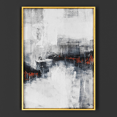 Elegant Framed Artwork 3D model image 1 