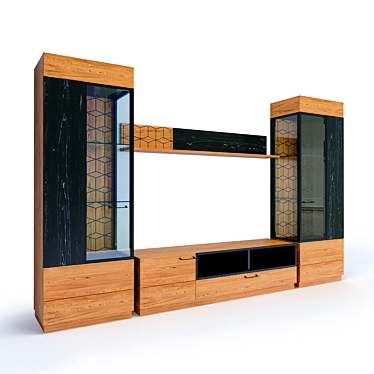 Title: Loft-inspired TV Cabinet and Stand by Szynaka 3D model image 1 