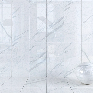 Iceberg Wall Tiles - HD Multi-Texture Set 3D model image 1 