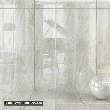 Nashville Beige Wall Tiles: HD Multi-texture, 60x120cm 3D model image 1 