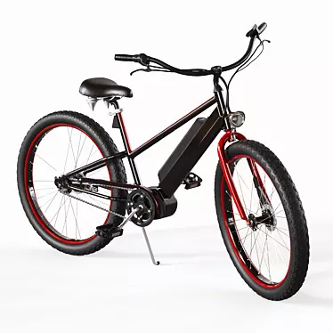 Sleek City E-Bike 3D model image 1 