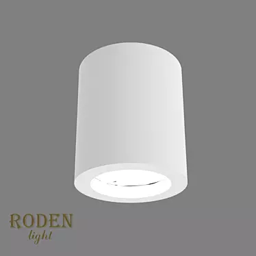 RODEN-light RD-52: Stylish Gypsum Lamp 3D model image 1 