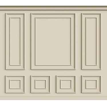 3D Wall Moulding - Versatile Design 3D model image 1 