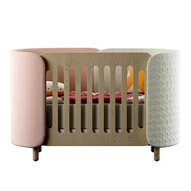 Studio Zanellato Bortotto Cot: Elegant and Cozy 3D model image 1 