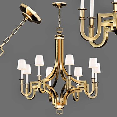 MYKONOS_LARGE: Elegant Chandelier for Luxurious Spaces 3D model image 1 