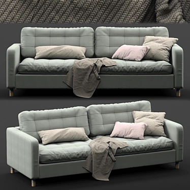 Modern and Comfy LANDSKRONA 2-Seater Sofa 3D model image 1 