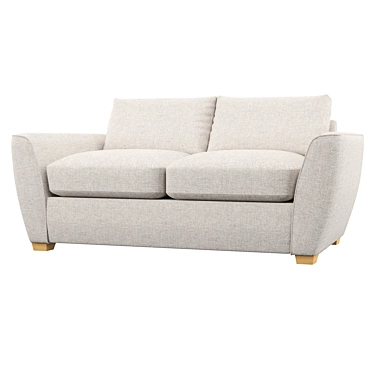 Nadeau 2 Piece Sofa Set: Elegant Comfort for Your Home 3D model image 1 