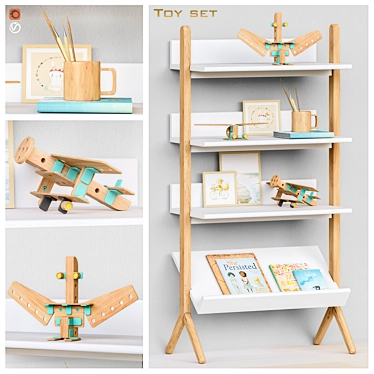 Kids Toy & Furniture Set 3D model image 1 