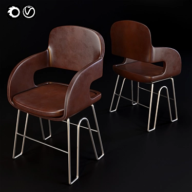 ErgoComfort Chair: Stylish & Versatile 3D model image 1 
