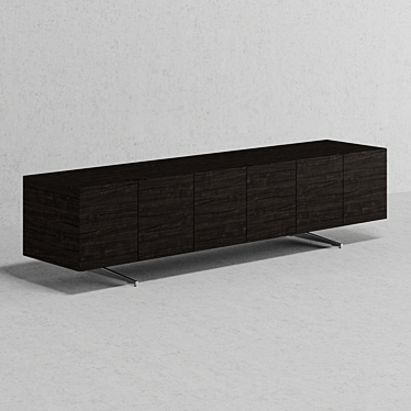 Piuma 2015: Sleek Millimeter-Perfect Bookshelf 3D model image 1 