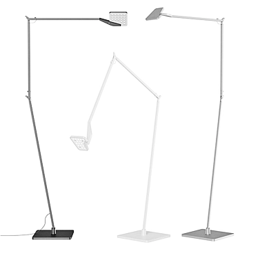 Elegant Panzeri Jackie Floor Lamps 3D model image 1 