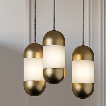 Contemporary OLO LED Pendant - Karice 3D model image 1 